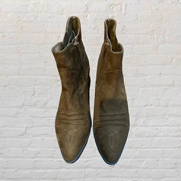 Carlos by Carlos Santana Montana Brown Booties Size 7 $79.00 Retail - Picture 2 of 8